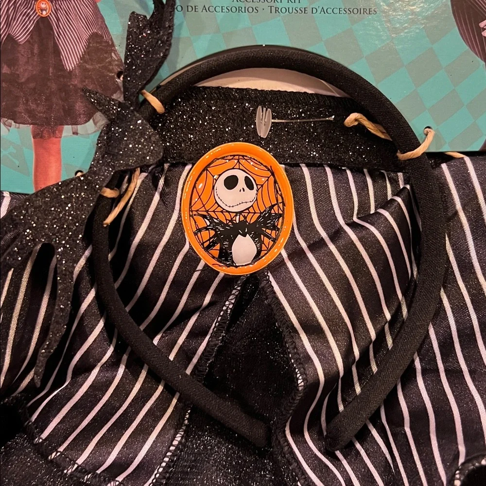 Disney nightmare before Christmas Skirt Tutu Accessory Kit Jack Skellington New